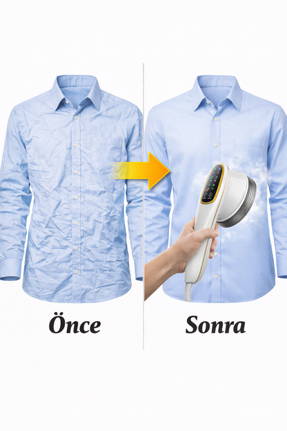 Zerihome™ Akıllı Buharlı Ütü | 3 Modlu Dokunmatik Teknoloji
