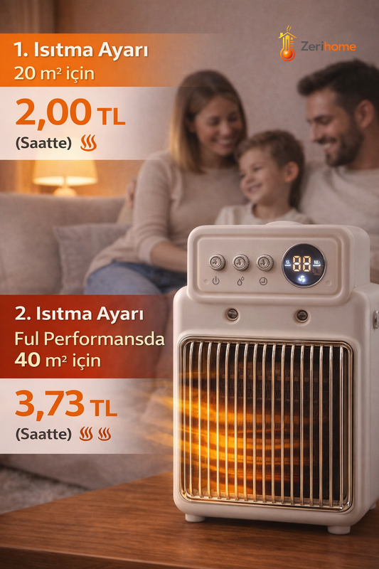 Zerihome Fanlı Buharlı Isıtıcı